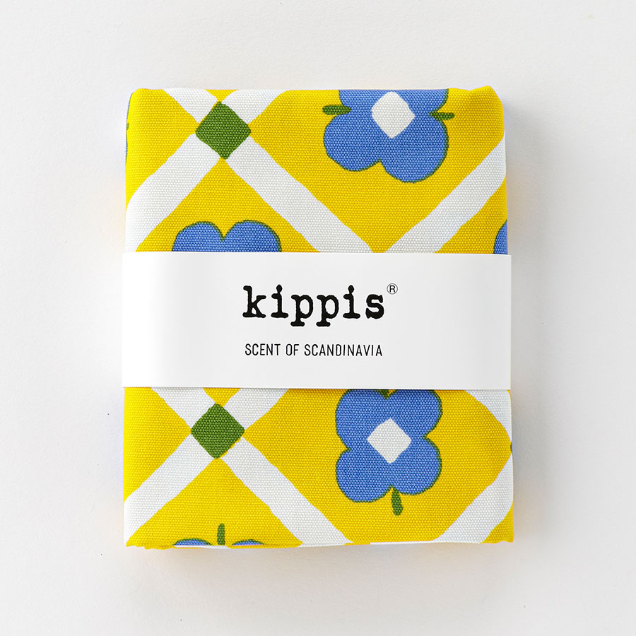 生地　キッピス　Lotta/ロッタ/市民農園　イエロー　カットクロス　オックス生地　kippis　北欧テキスタイル　商用利用可能　おしゃれな生地