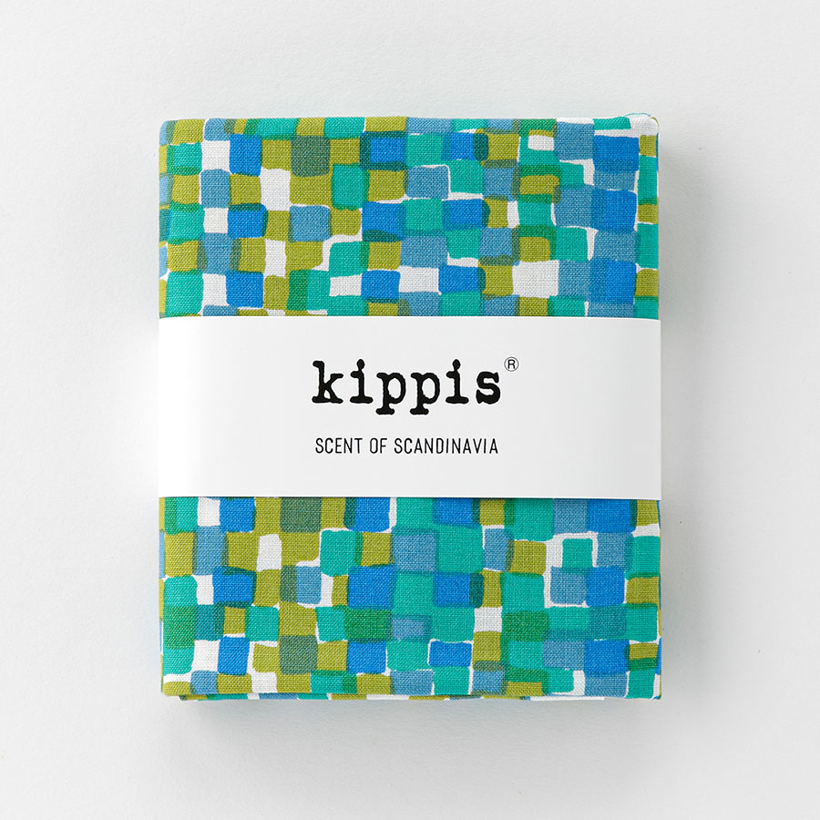 生地　キッピス　Rudi/ルディ　グリーン　カットクロス　シーチング生地　kippis　北欧テキスタイル　商用利用可能　おしゃれな生地