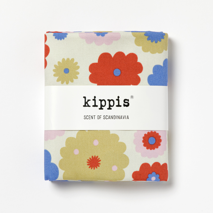 生地　キッピス　Kukkakimara / 多様な花　アイボリー　カットクロス　オックス生地　kippis　北欧テキスタイル　商用利用可能　おしゃれな生地