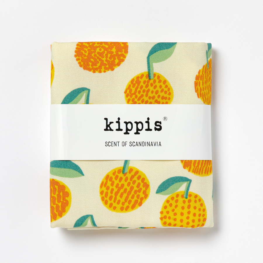 生地　キッピス　Mikan / みかん　クリーム　カットクロス　オックス生地　kippis　北欧テキスタイル　商用利用可能　おしゃれな生地