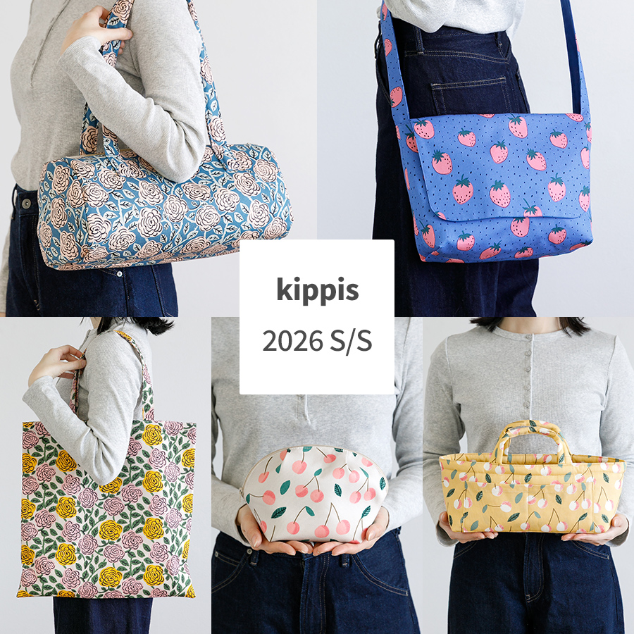 販促用/kippis キッピス/店舗配布用フリーレシピ【バッグ＆ポーチ】