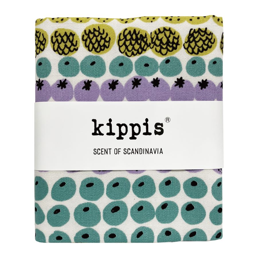 カットクロス　キッピス　ビタミン/Vitamiini　ブルー　オックス生地　50cmカット　北欧テキスタイル　kippis　商用利用可能　布
