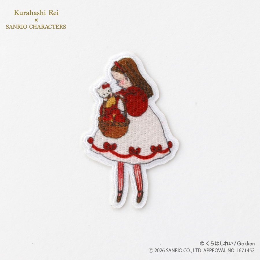Kurahashi Rei　くらはしれい×サンリオキャラクターズ　ハローキティ・B　シール＆アイロンワッペン