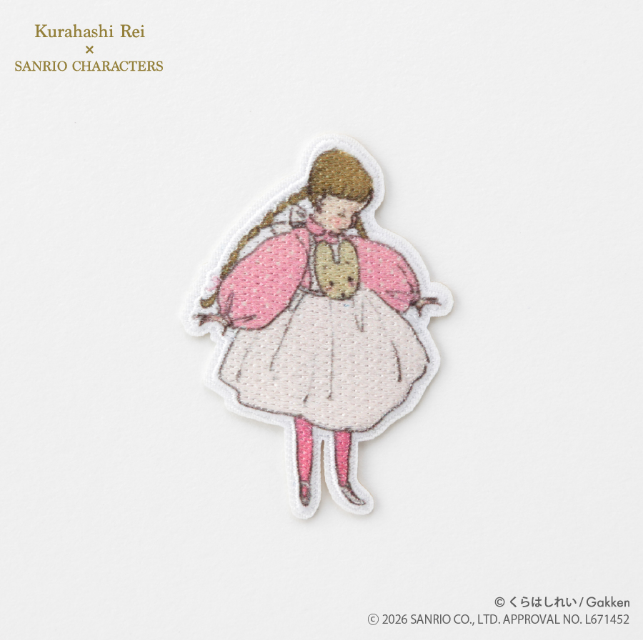 Kurahashi Rei　くらはしれい×サンリオキャラクターズ　マロンクリーム　シール＆アイロンワッペン