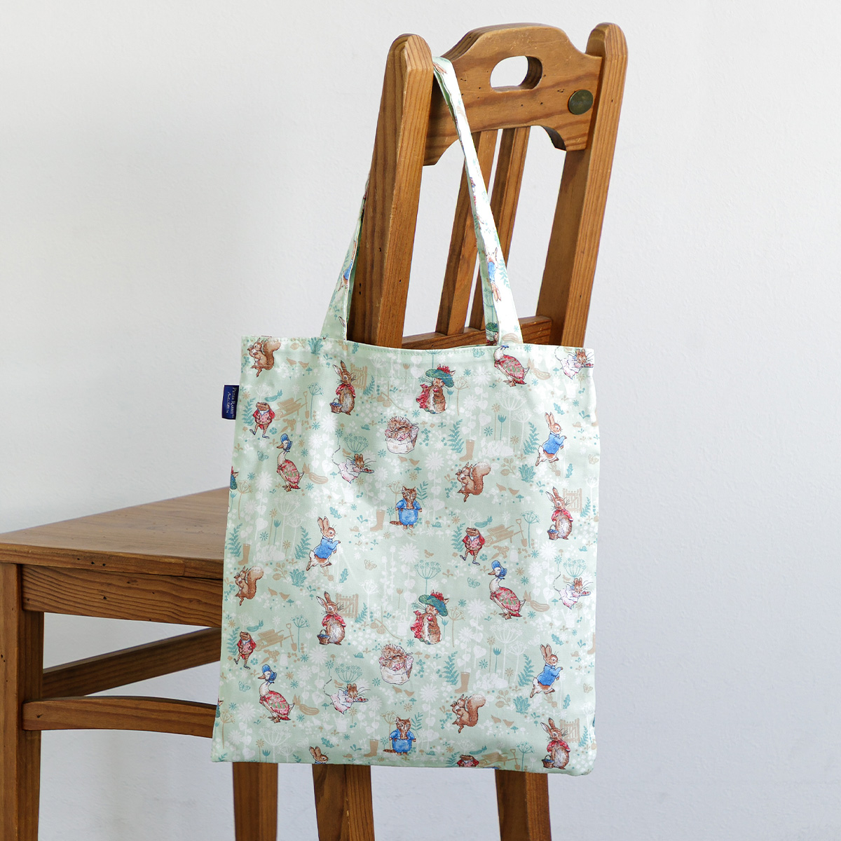 ピーターラビット　トートバッグ　クラシックガーデン　グリーン　製品