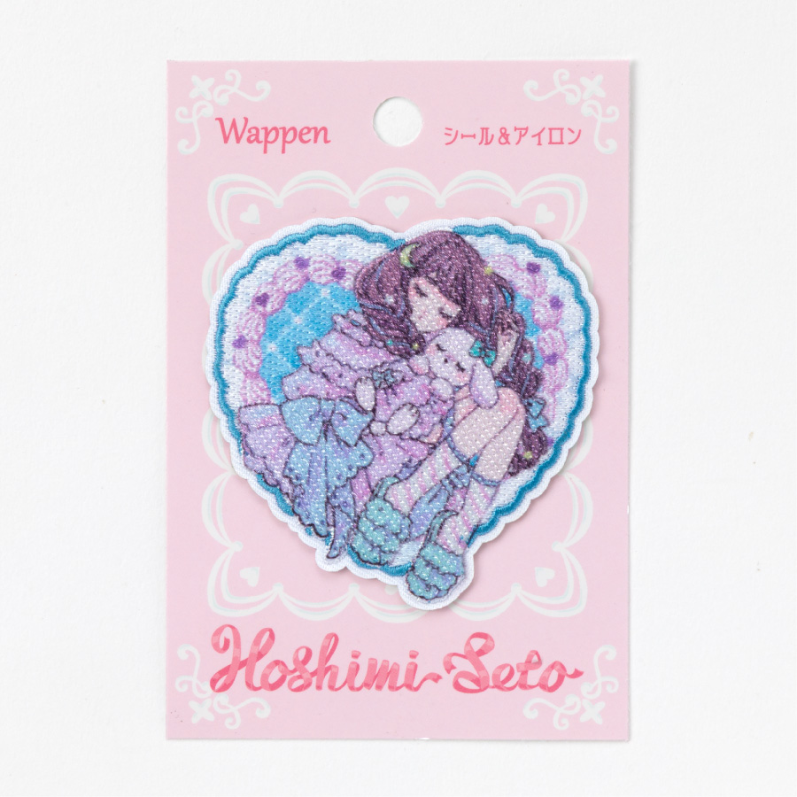 クリエイターズワッペン　Hoshimi Seto　女の子/シュガードリーム　シール＆アイロンワッペン