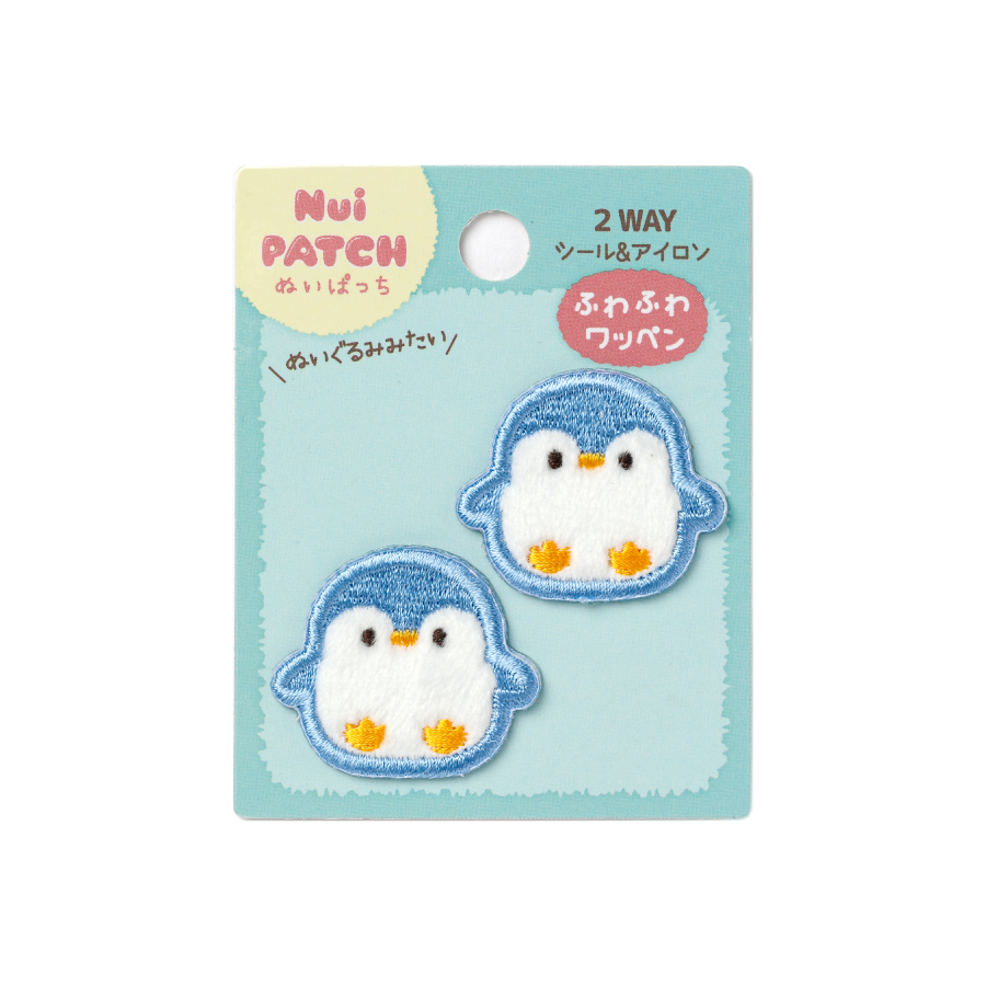 ワッペン　ぬいぱっち　ペンギン