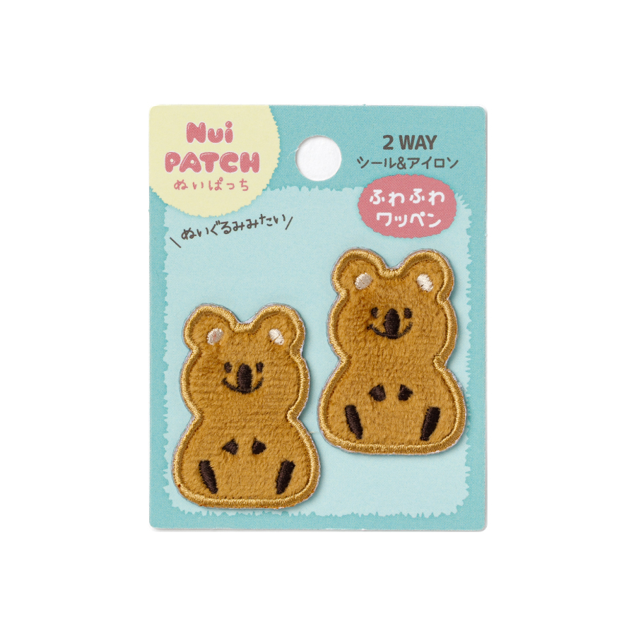 ワッペン　ぬいぱっち　クオッカワラビー