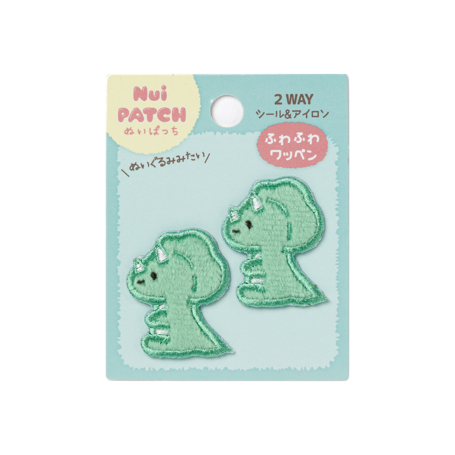 ワッペン　ぬいぱっち　きょうりゅうB